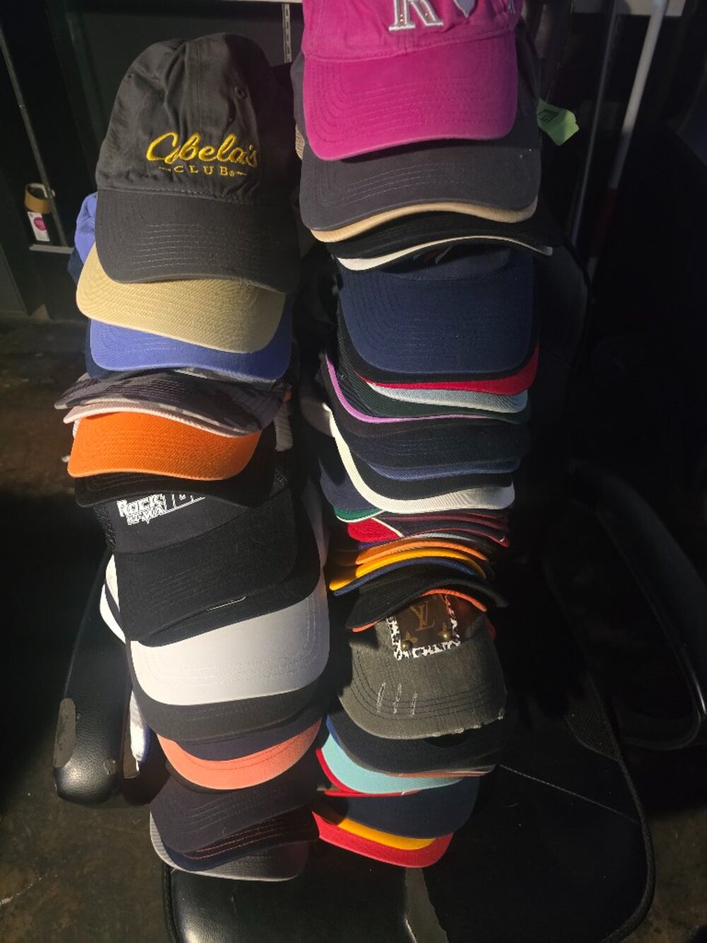 Lot of 75 Baseball Caps Trucker Hats Mixed Colors Adjustable Blank